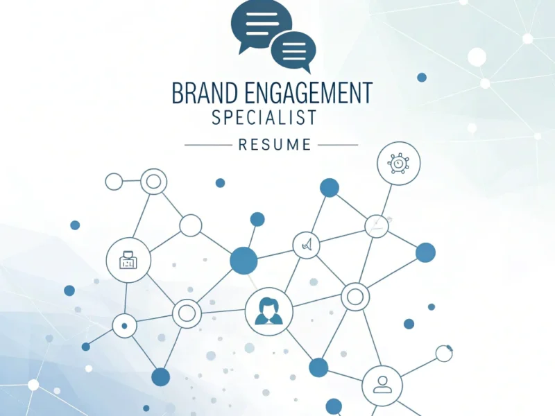 Brand Engagement Specialist Resume