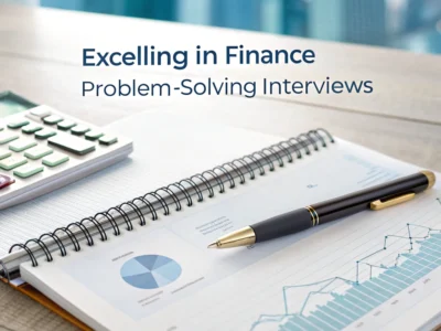 Excelling in Finance Problem-Solving Interviews