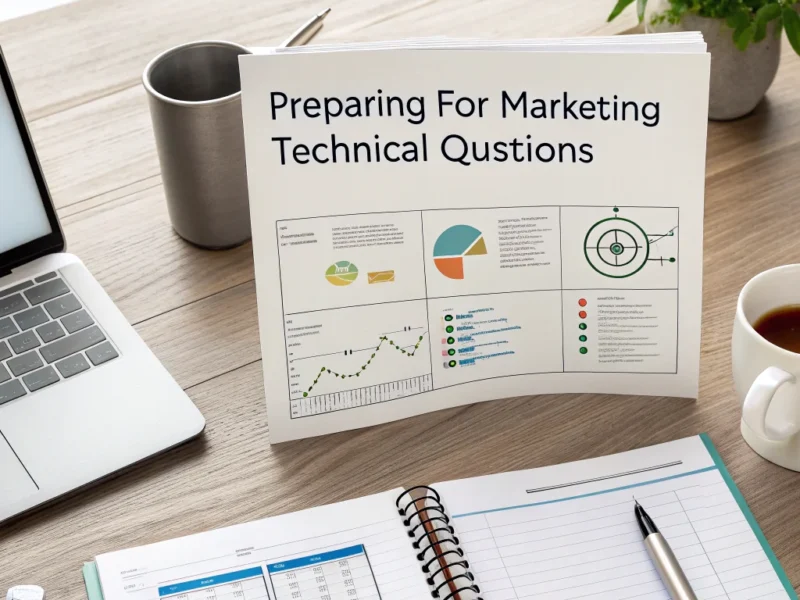 Preparing for Marketing Technical Questions